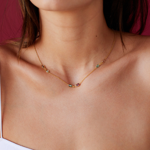 Waning Moon Tourmaline Necklace