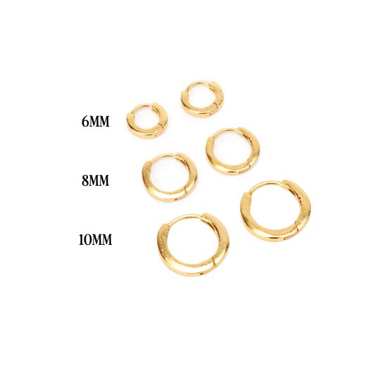 Simple Huggie Pair