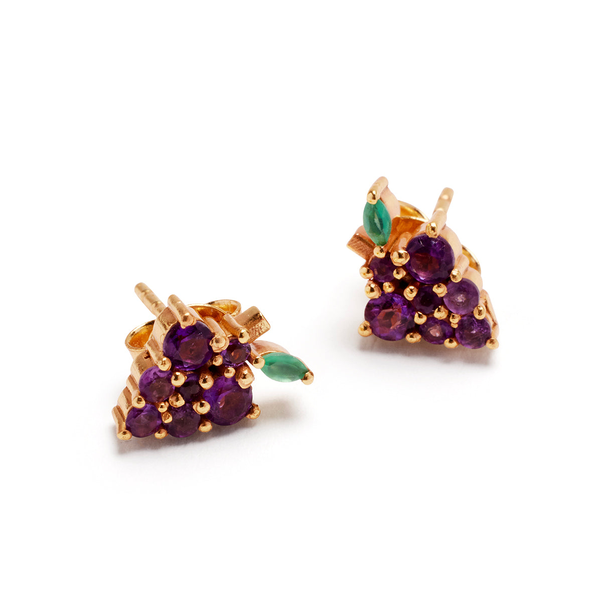 Grape Expectations Stud Earring Pair