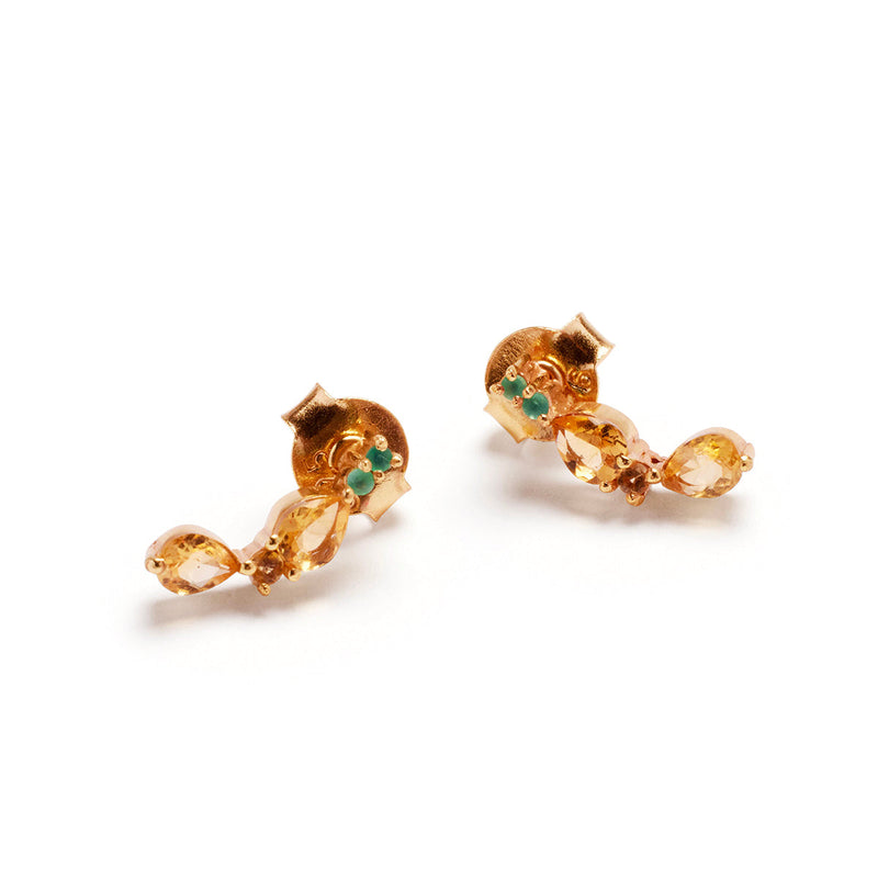 Banana Stud Earring Pair